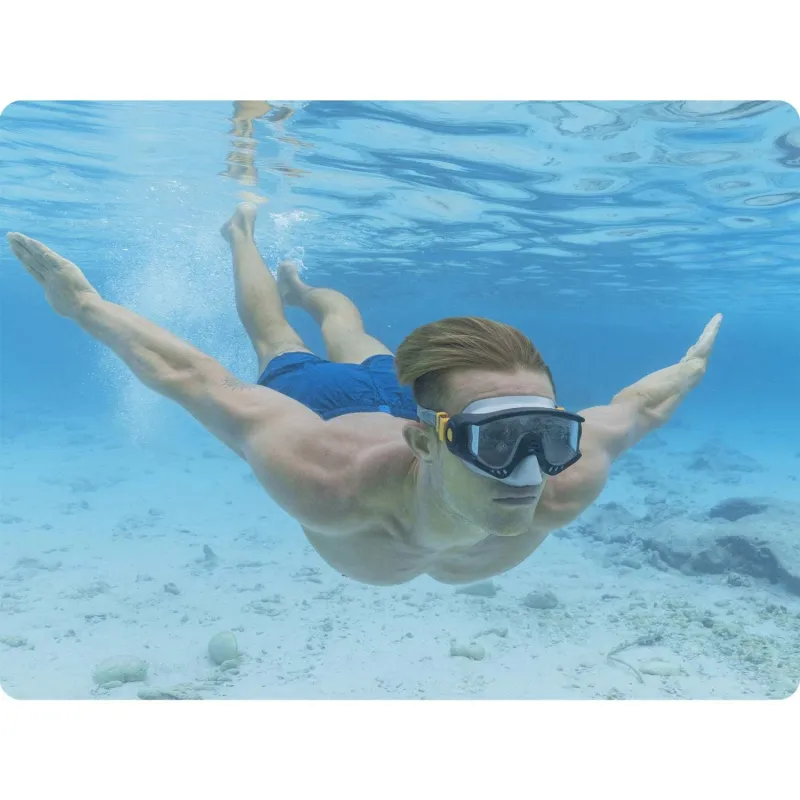 Bestway 22044 schwarze Schwimmmaske, stilvolles Accessoire für den Sommer