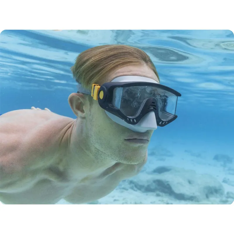 Bestway 22044 schwarze Schwimmmaske, ideal für den Einsatz im Schwimmbad oder am Strand