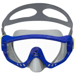 Bequeme blaue Schwimmmaske, ideal für Kinder und Wasserspaß