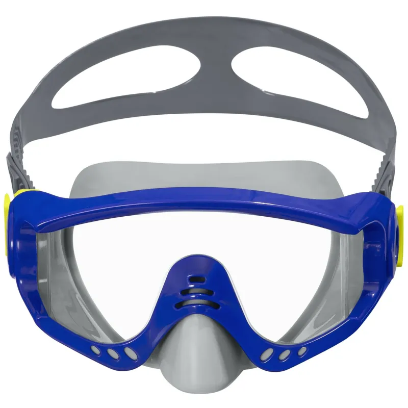 Bequeme blaue Schwimmmaske, ideal für Kinder und Wasserspaß