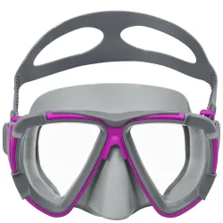 Violette Schwimmmaske aus hochwertigen Materialien für Komfort und Langlebigkeit