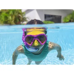 Stylisches rosa Tauchset Bestway 24023, ideal für Schnorcheln und Wassersport