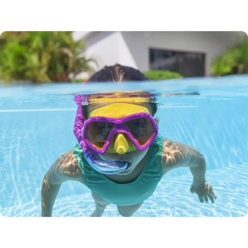 Stylisches rosa Tauchset Bestway 24023, ideal für Schnorcheln und Wassersport