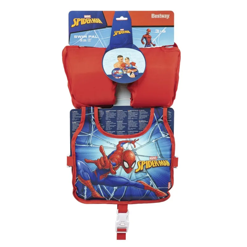 Spider-Man Schwimmweste Lernhilfe 98795, ideal für Schwimmstunden im Pool oder im Urlaub