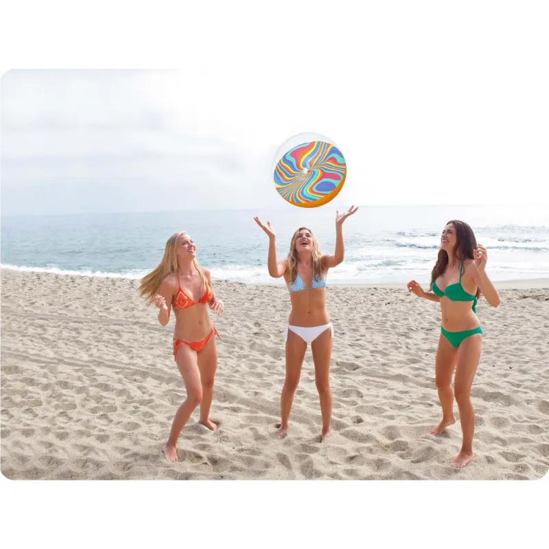 Aufblasbarer Strandball 46 cm Bestway 31042, fröhliches Strandspielzeug für den Sommer