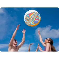Aufblasbarer Strandball 46 cm Bestway 31042, perfekt für Gartenpartys und Strandspiele