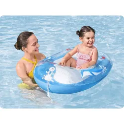 Delphin Strandmatratze 102 x 69 cm, ideal für Strand und Pool Bestway 34037