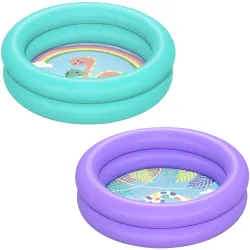 Aufblasbarer Pool ideal für Kinder, sorgt für Freude an heißen Tagen
