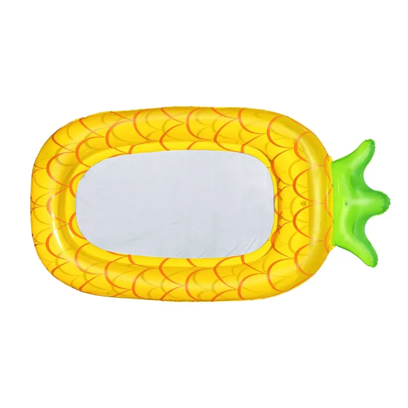 Aufblasbare Ananas-Luftmatratze, ideal für den Sommer am Wasser