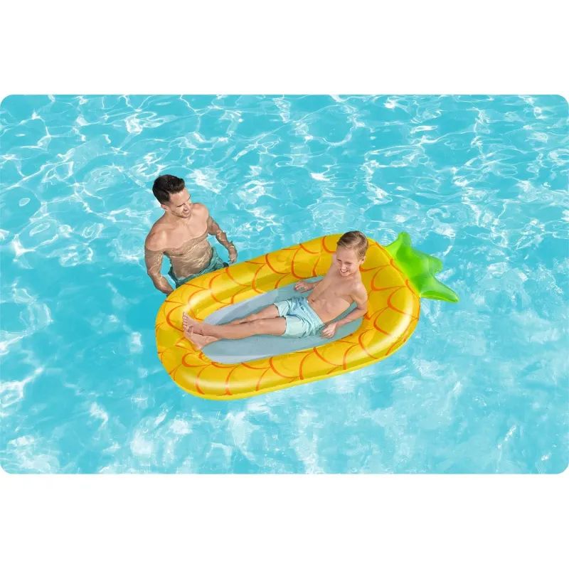 Bunte aufblasbare Ananasmatratze zum Schwimmen, ideal für den Pool