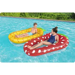 Aufblasbare Ananasmatratze, ideal für Spaß im Garten oder am Strand