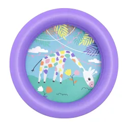 Aufblasbarer Pool 61 x 15 cm in Türkis, ideal für Wasserspaß im Freien
