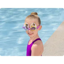 Rosa Kinder-Schwimmbrille, stilvoll und funktional für Wasserspiele