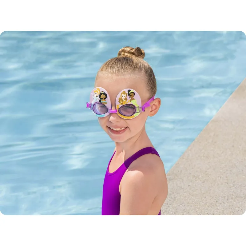 Rosa Kinder-Schwimmbrille, stilvoll und funktional für Wasserspiele