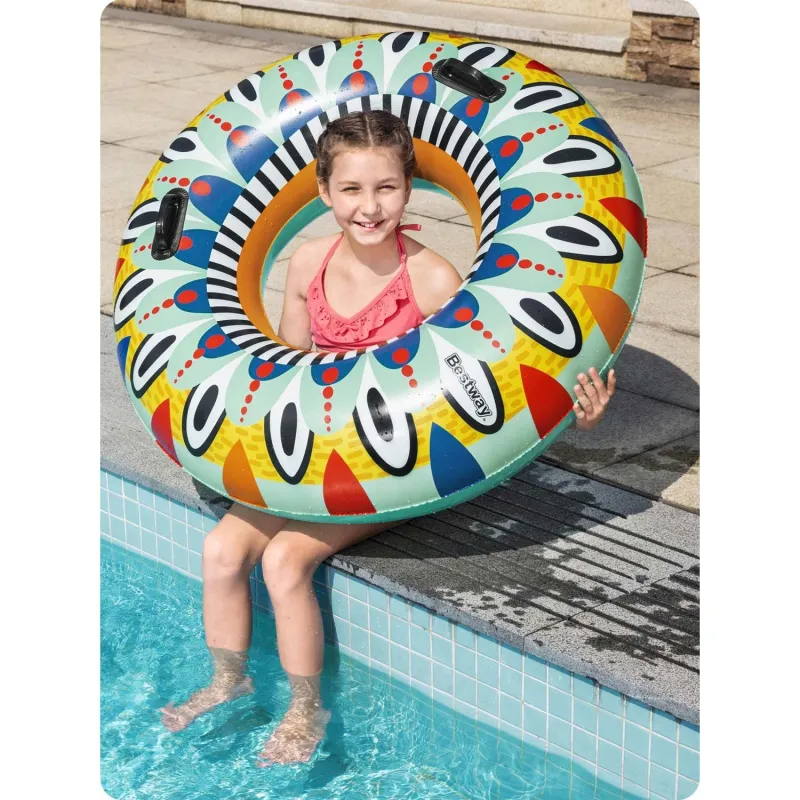 Bestway 36294 Schwimmring, ideal für den Urlaub am Wasser