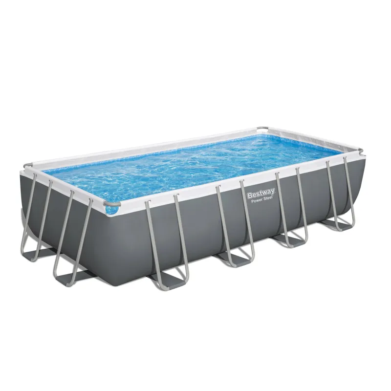 Großer Stahlrahmenpool 549 x 274 x 122 cm, ideal für Gartenpartys