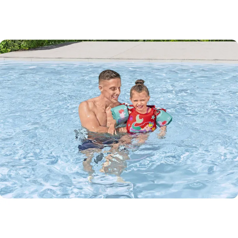 Sichere und bequeme Schwimmlernweste für Kinder, Bestway 9101l