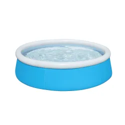 Runder aufblasbarer Pool für Kinder, bunt, ideal für den Garten