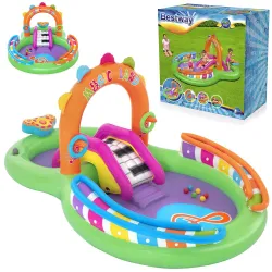 Sing 'N splash Aufblasbarer Spielplatz 295 x 190 x 137 cm Bestway 53117
