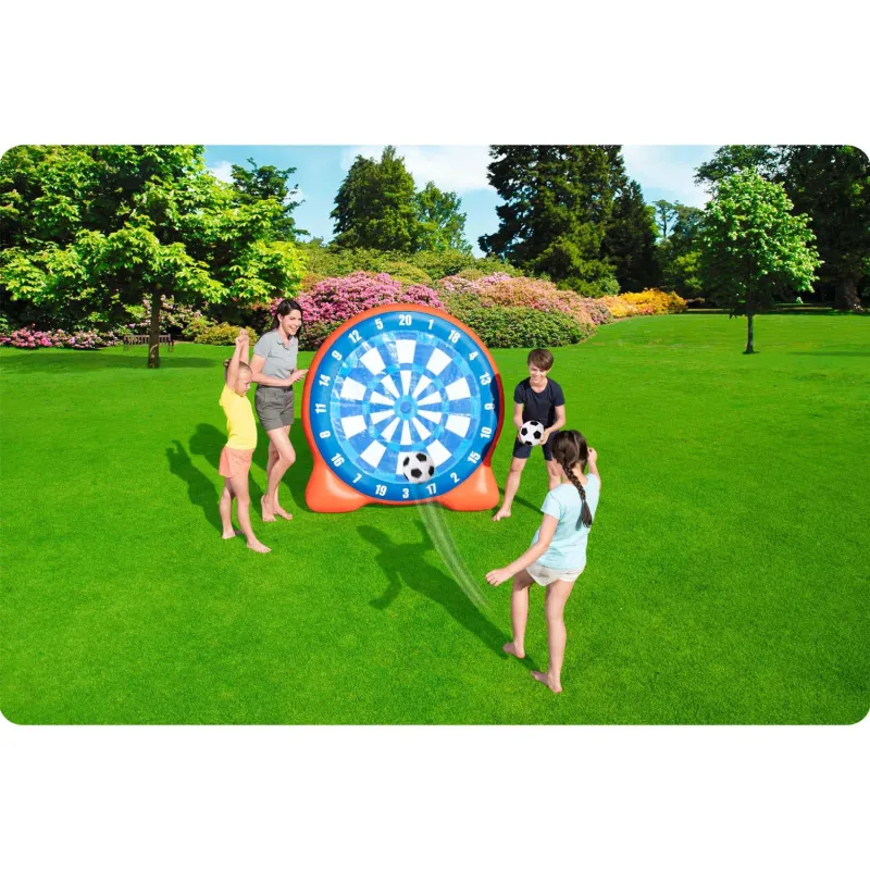 Aufblasbares Fußballziel Bestway 52307 ideal für Garten- oder Strandspiele