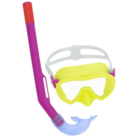 Gelbes Tauchset, ideal für Schnorcheln und Wassersport