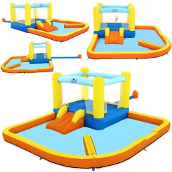 Beach Bounce Aufblasbarer Spielplatz 365 × 340 × 152 cm Bestway 53381