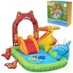 Aufblasbarer Jurassic Spielplatz 241 x 140 x 137 cm Bestway 53160