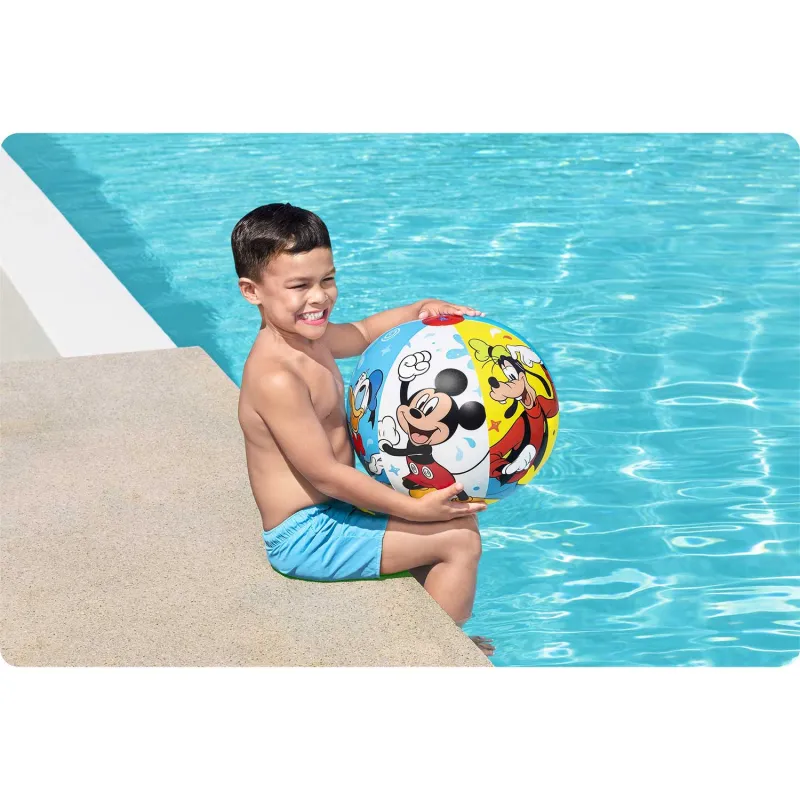 Wasserball 51 cm Micky und Freunde, ideal für den Strand