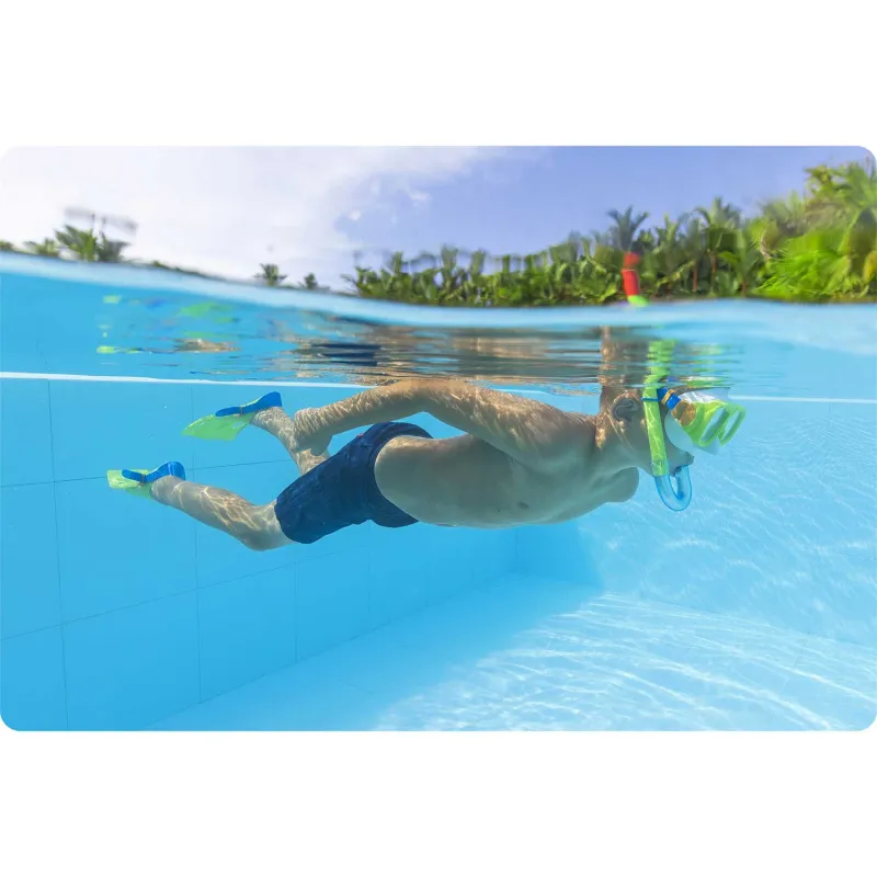 Ideal für das Schnorcheln im Meer oder See, ein Set für die ganze Familie