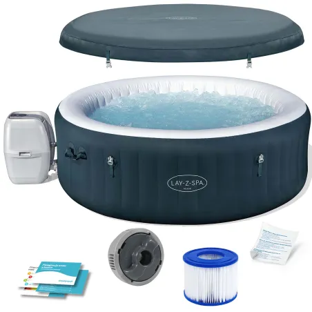 Aufblasbares Lay-Z Miami SPA für 6 Personen in grün, ideal zur Entspannung