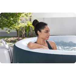 Grünes aufblasbares Lay-Z Miami SPA für 6 Personen, ideal für den Garten
