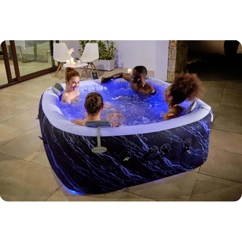 Aufblasbarer SPA Lay-Z Hollywood für 6 Personen, ideal für Treffen mit Freunden