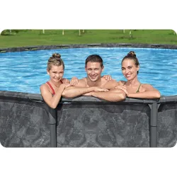 Ideal zum Entspannen, Stahlrahmen-Pool 549 x 132 cm