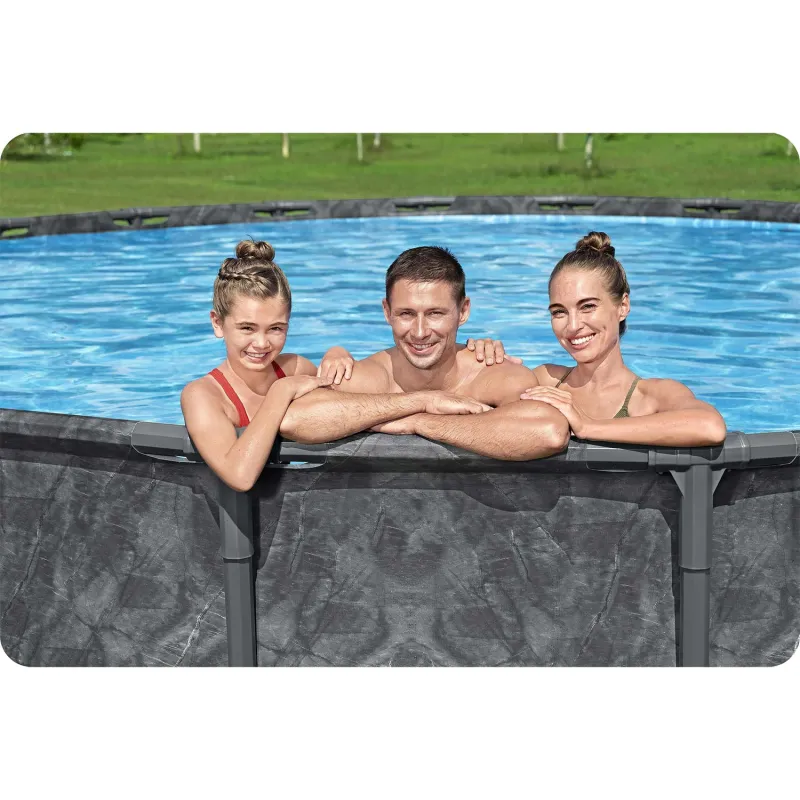 Ideal zum Entspannen, Stahlrahmen-Pool 549 x 132 cm