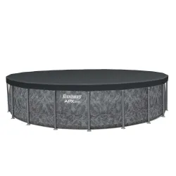 Einfacher Aufbau 610x132 cm Garten-Stahlrahmen-Pool, ideal für Kinder