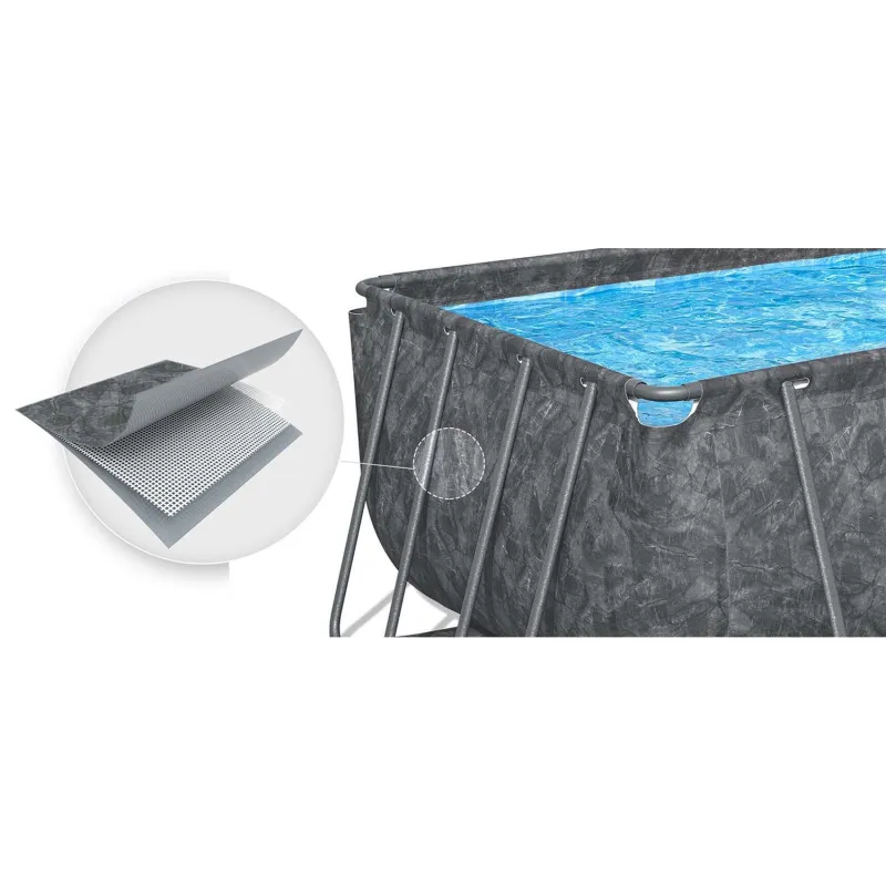 Bestway 561KA Stahlrahmen-Pool 549 x 274 x 132 cm, ideal für Entspannung im Freien