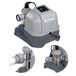 Chlorgenerator für Gartenpools, spart Zeit und Energie
