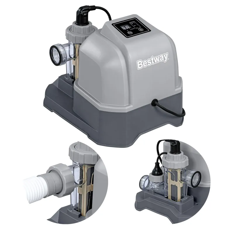 Chlorgenerator für Gartenpools, spart Zeit und Energie