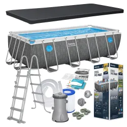 Bestway 561MB Stahlrahmen-Pool 488 x 244 x 122 cm 10in1