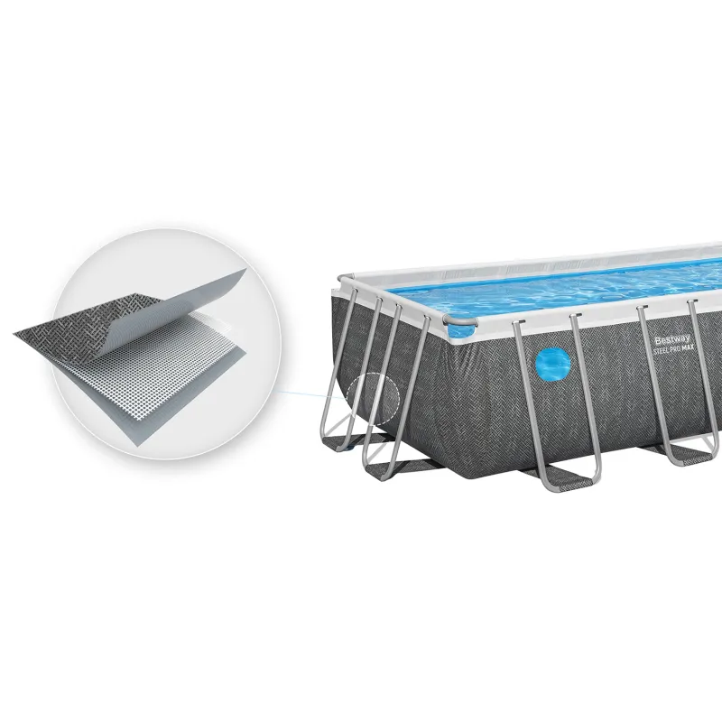 Bestway 561MB Stahlrahmen-Pool 488 x 244 x 122 cm do zabawy w ogrodzie