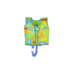 Stylische grüne Schwimmweste für junge Schwimmer, ideal zum Lernen