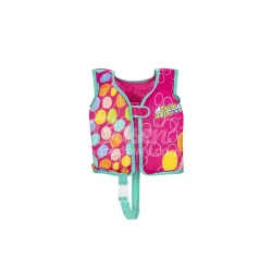 Modische rosa Schwimmweste S/M, ideal für Kinder beim Schwimmen lernen