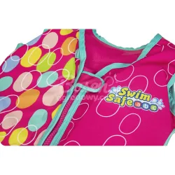Schwimmweste für Kinder, ideal für den Urlaub, rosa S/M