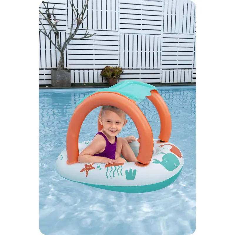 Kinderponton, ideal für sommerliche Wasserspiele