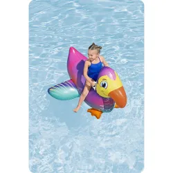 Schwimm-Luftmatratze Tukan 141cm, ideal für den Einsatz im Garten oder im Urlaub
