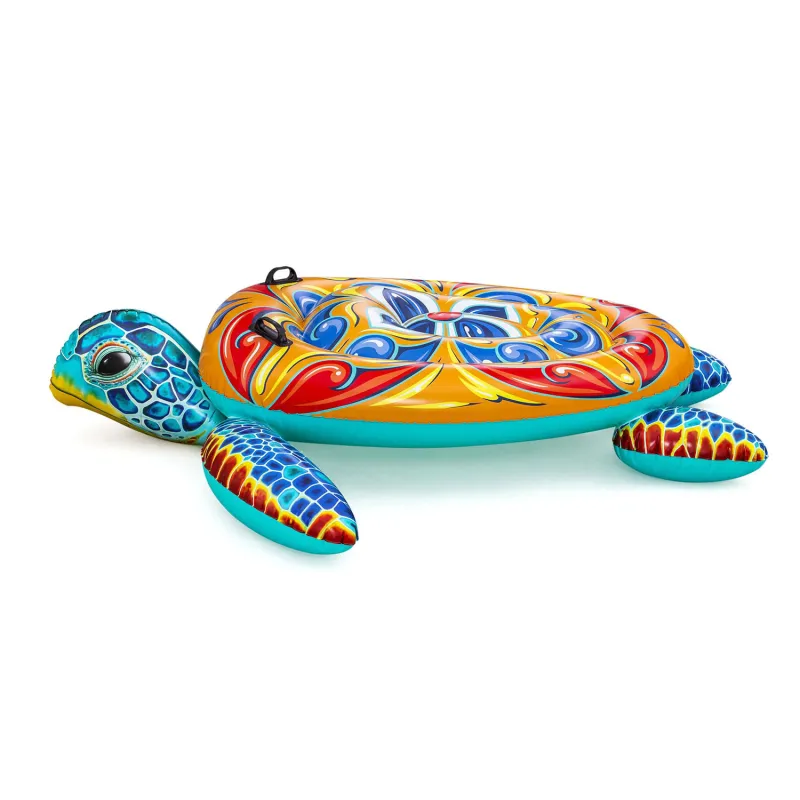 Grüne Schildkröte Luftmatratze 186 x 168 cm Bestway 41523