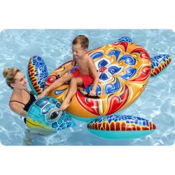 Hochwertige Schildkröte Luftmatratze 186 x 168 cm Bestway 41523