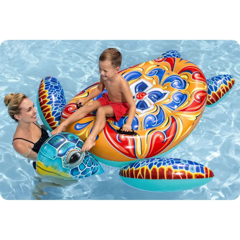 Hochwertige Schildkröte Luftmatratze 186 x 168 cm Bestway 41523