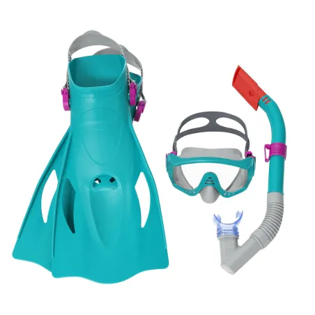 Türkis Schnorchelset Bestway 25020, ideal für Wassersportliebhaber