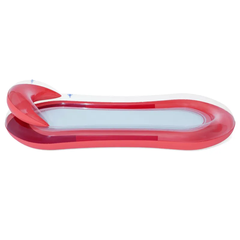 Rote Schwimm-Luftmatratze Bestway 43103, ideal zum Entspannen im Garten oder Pool